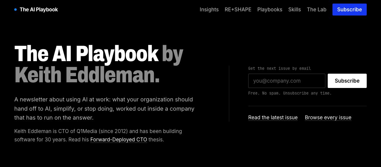 The new TheAIPlaybook.com